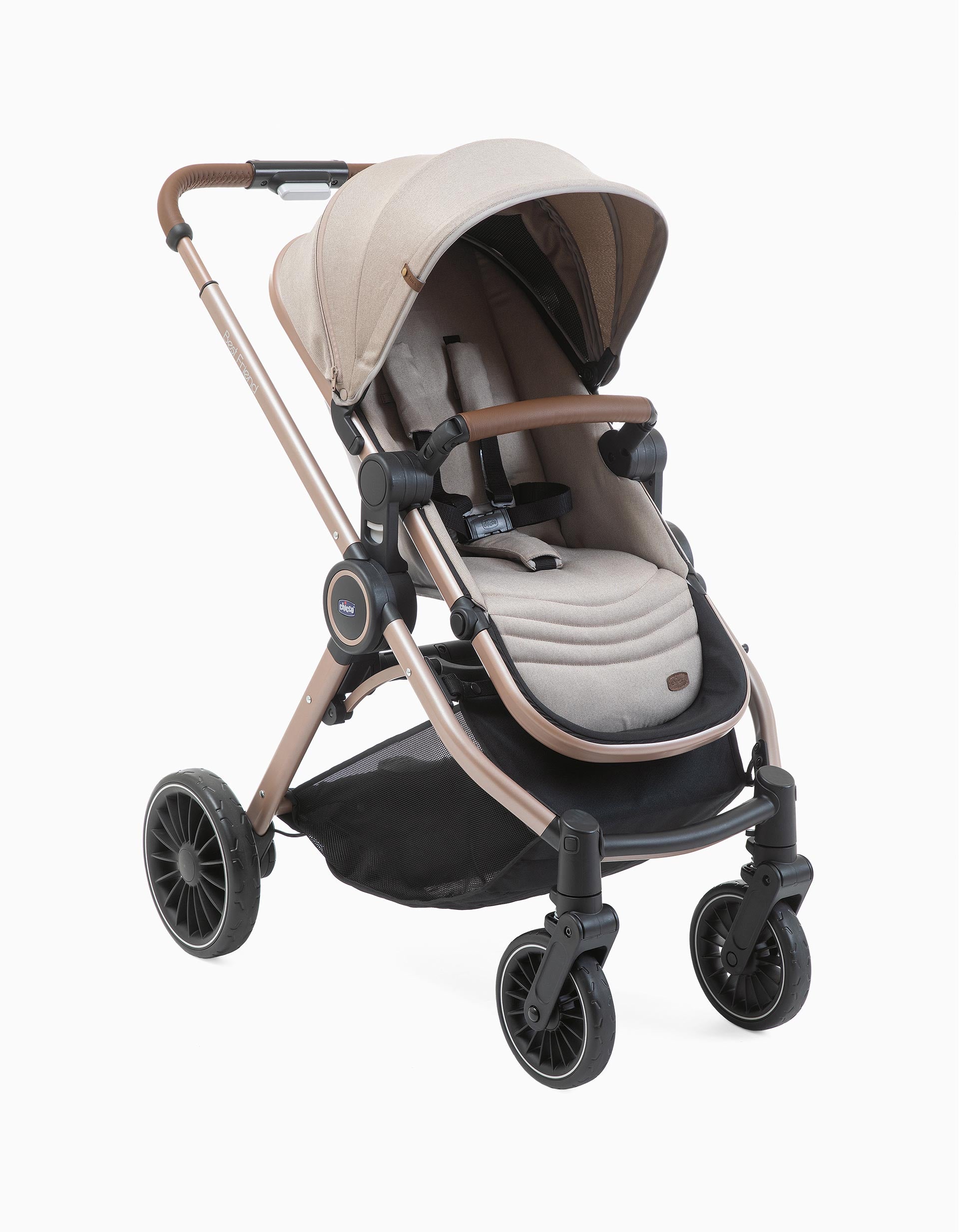 Conjunto De Rua Trio Best Friend Pro I-Size Desert Taupe Chicco