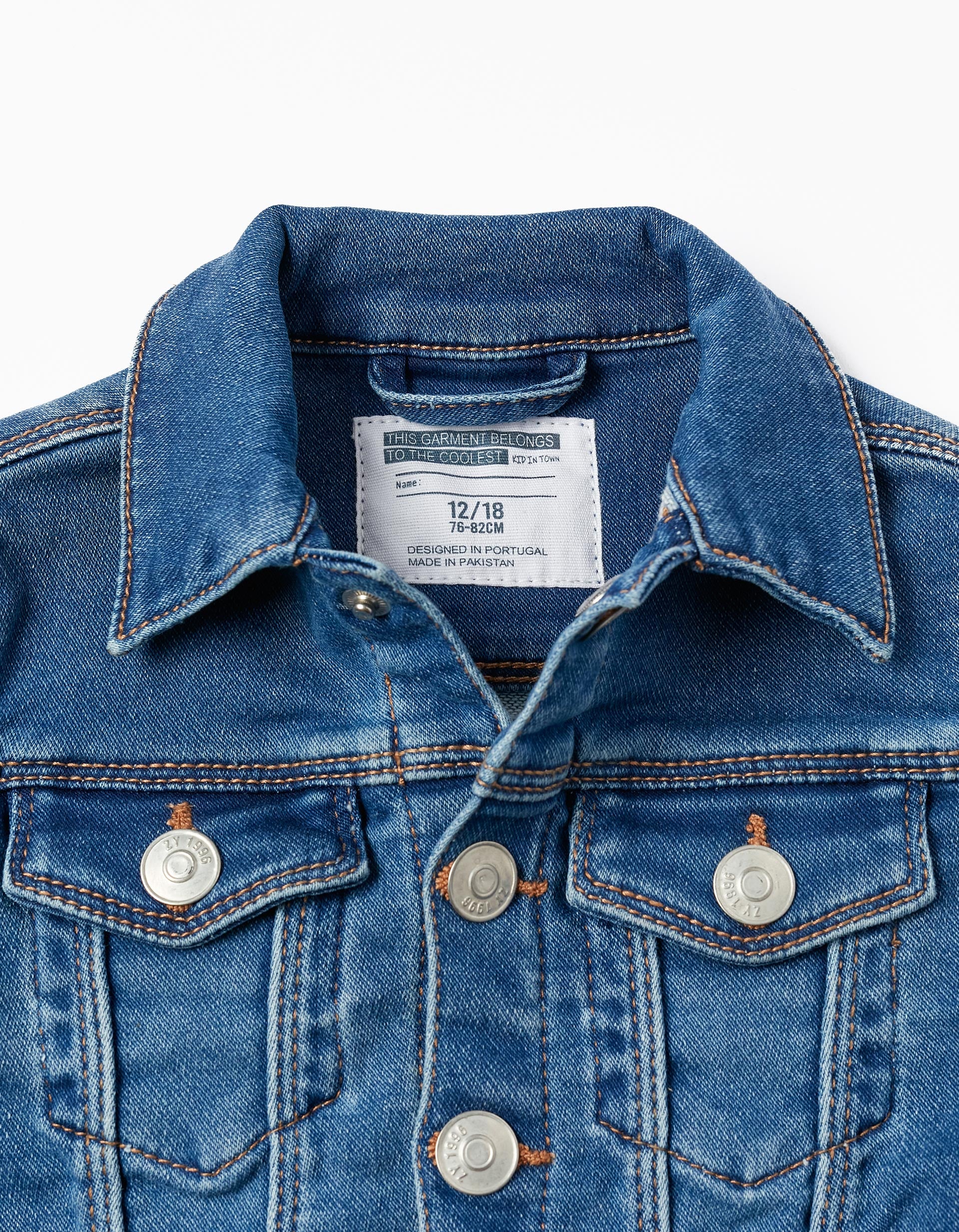 Cotton Denim Jackets for Baby Boys, Blue