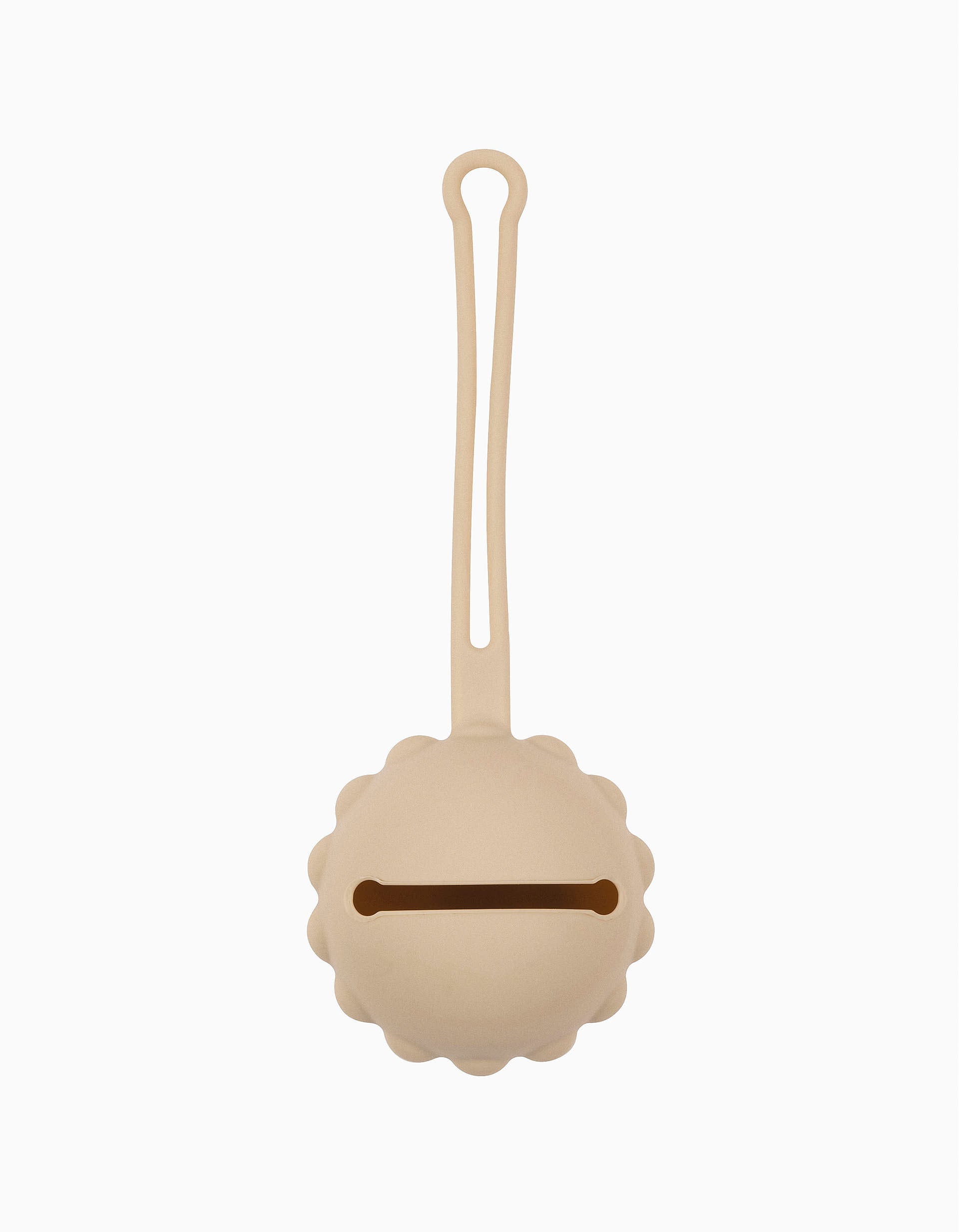 Silicone Dummy Holder Nattou Beige