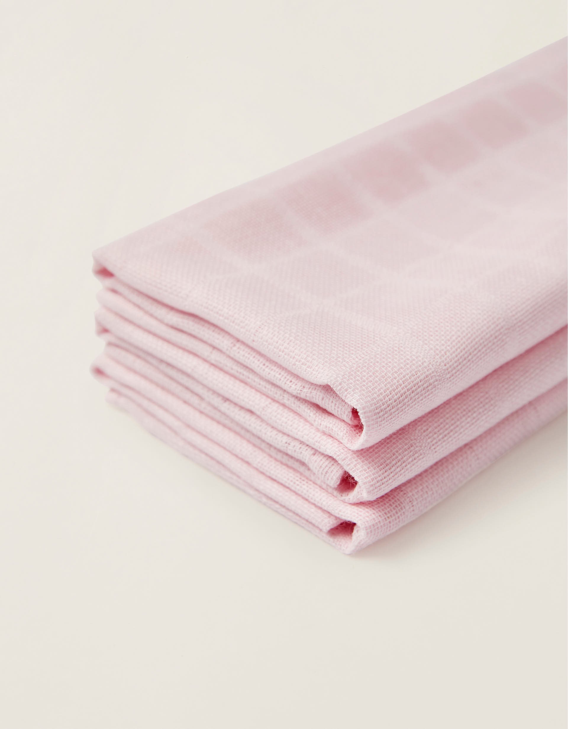 3 Langes Plain 65X65 Pink Zy Baby 