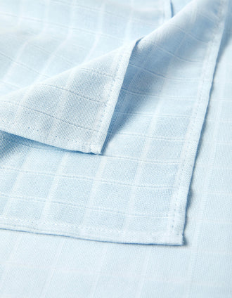 3 Langes Plain 65X65 Blue Zy Baby 