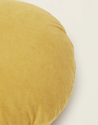 Almohadón De Suelo Redondo Amarillo 3A+ Zy Baby