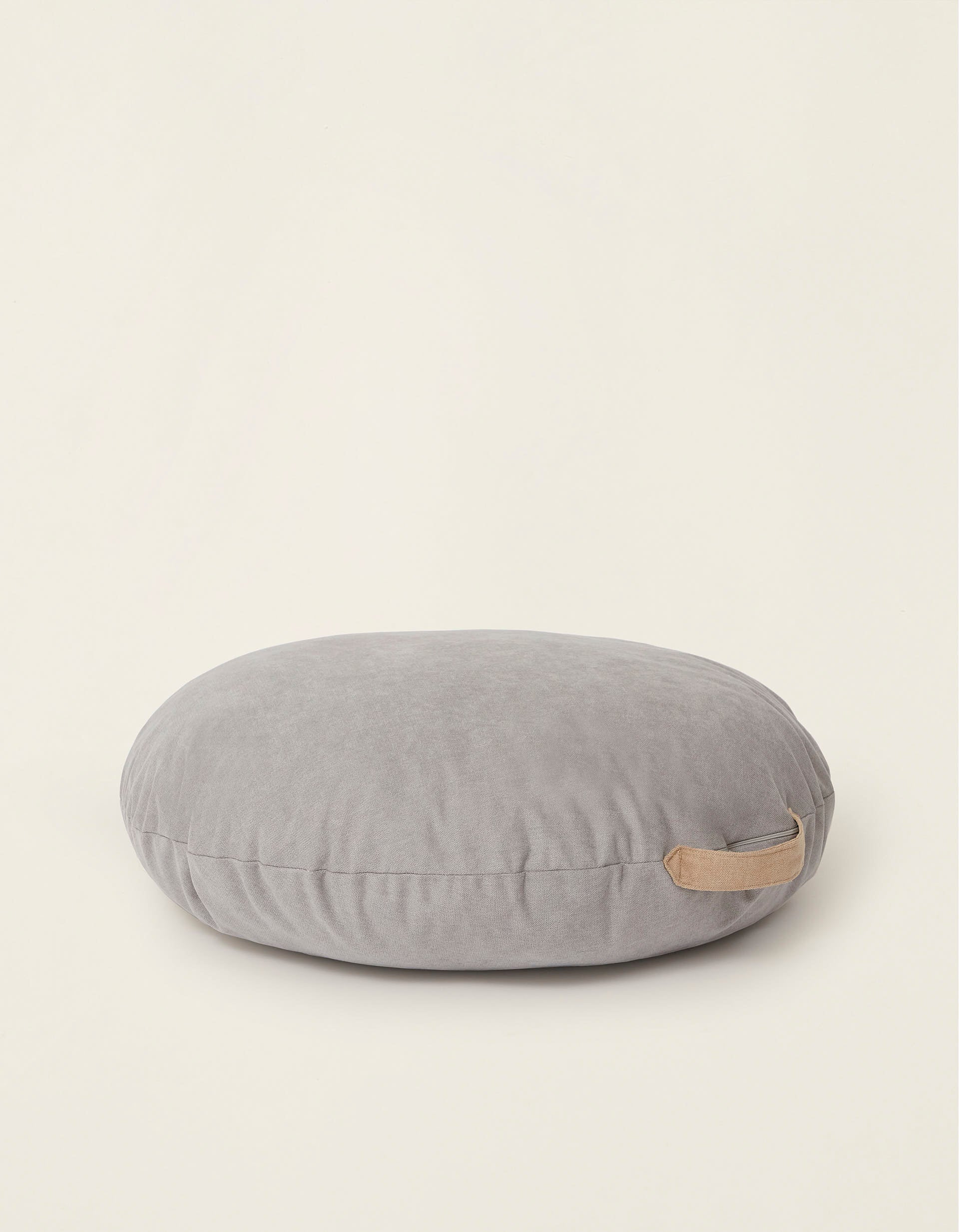 Round Floor Cushion Ash Grey 3A+ Zy Baby