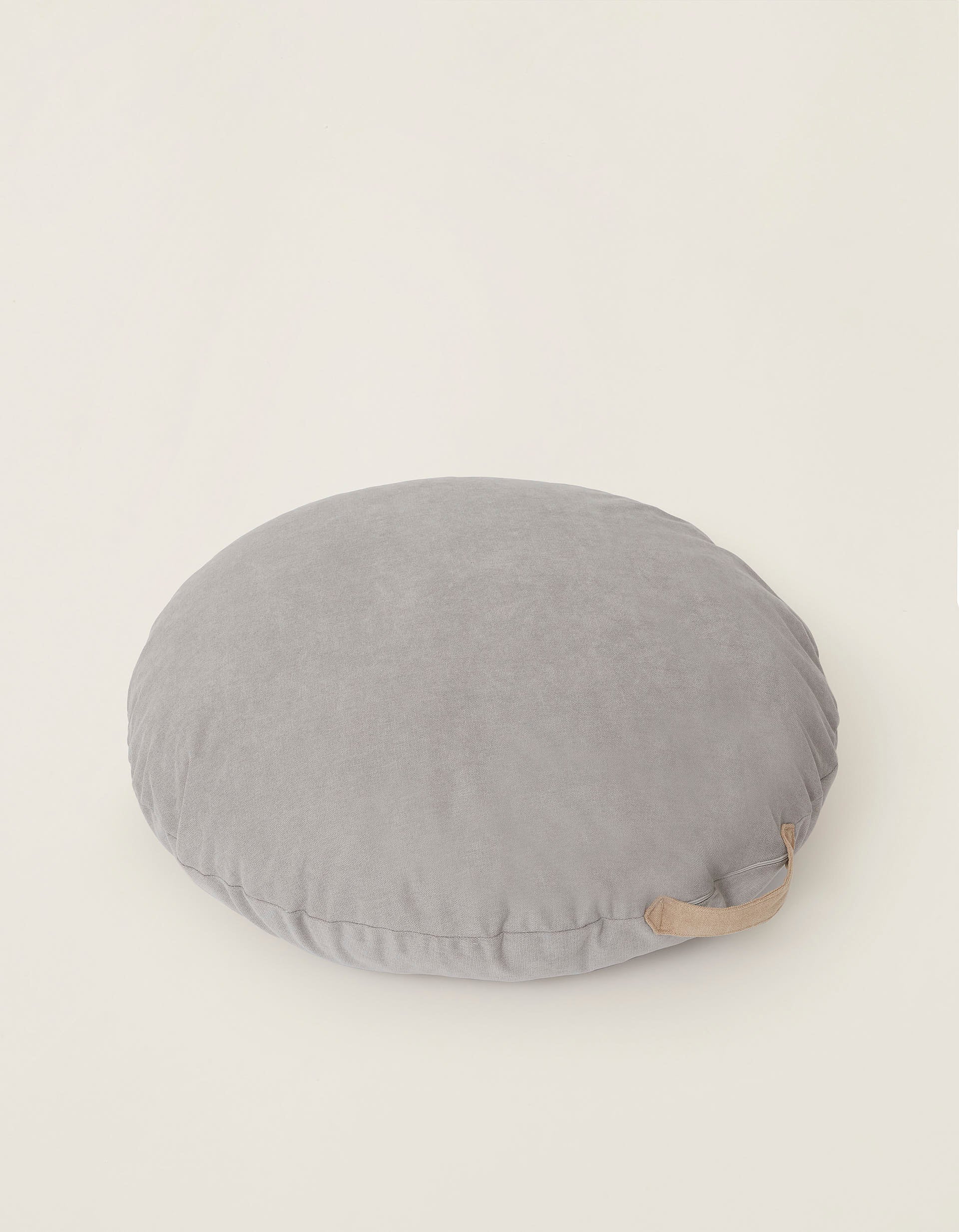 Round Floor Cushion Ash Grey 3A+ Zy Baby