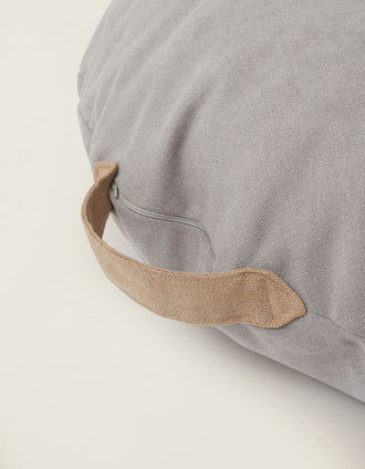 Almohada de Suelo Redonda Ash Grey 3A+ Zy Baby