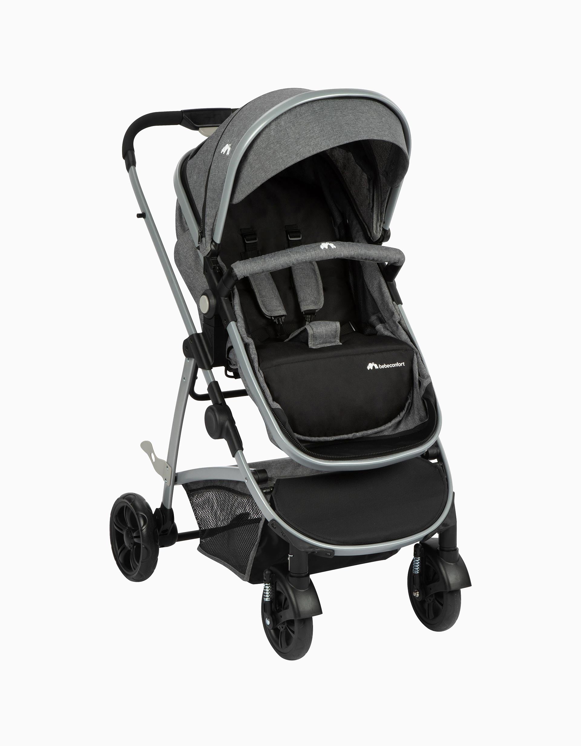 2 in 1 Pushchair Hello Pram Bébé Confort Black Chic