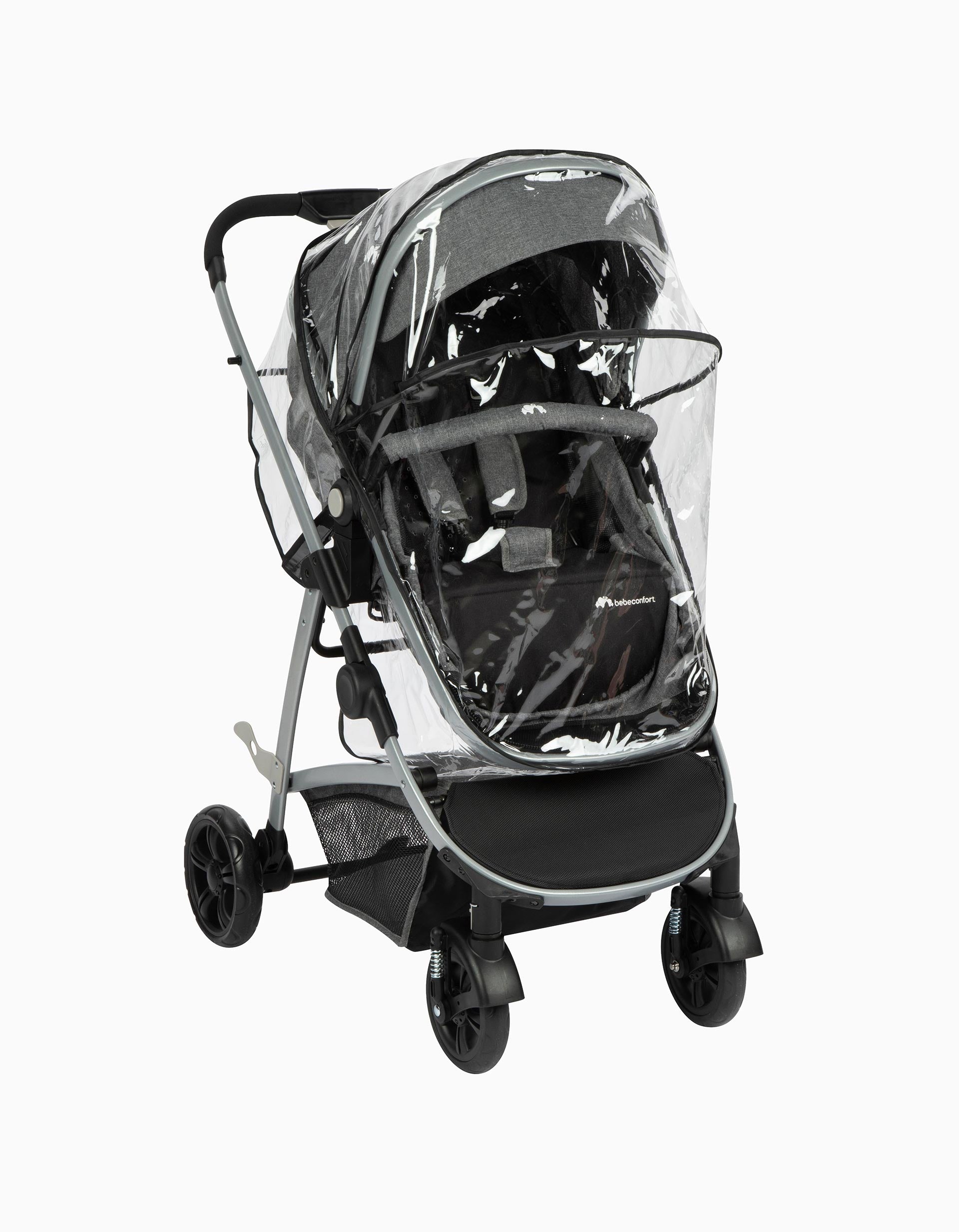 2 in 1 Pushchair Hello Pram Bébé Confort Black Chic