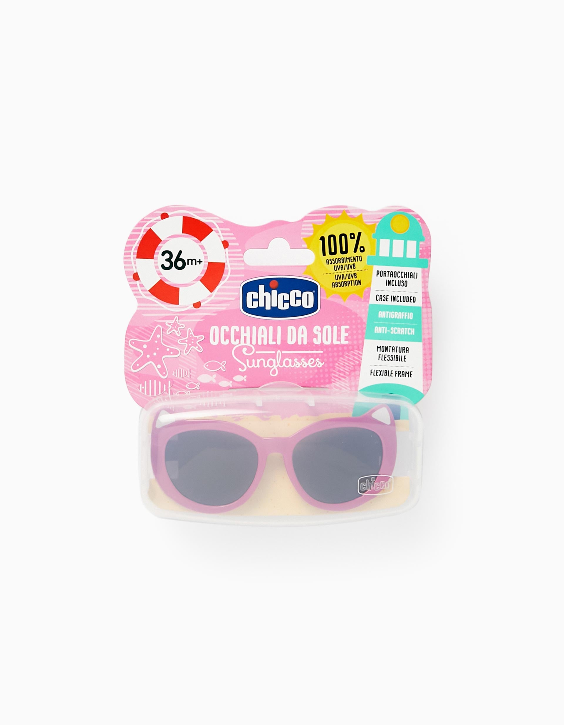 Sunglasses Pink Girl 36M+ Chicco