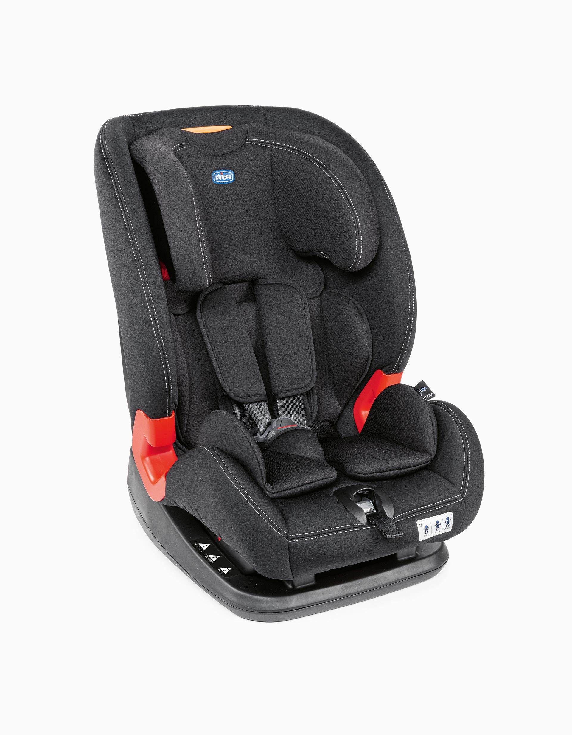 Car Seat Gr 1/2/3 Akita Black Chicco