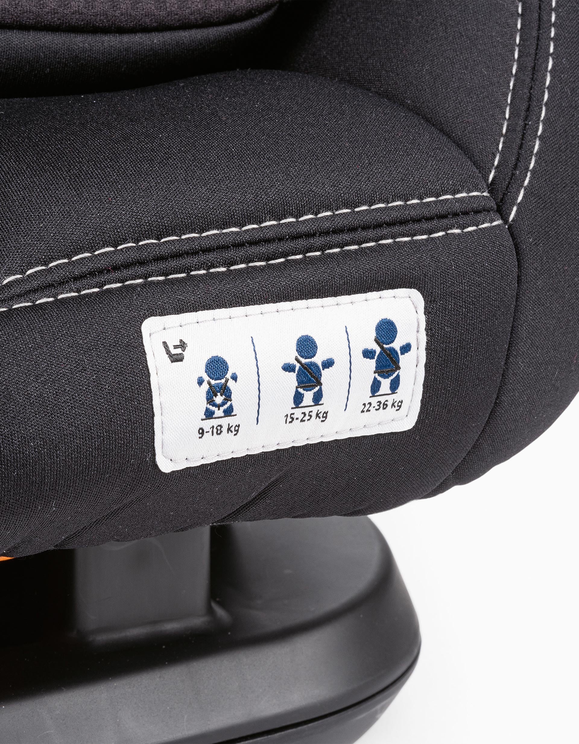 Car Seat Gr 1/2/3 Akita Black Chicco
