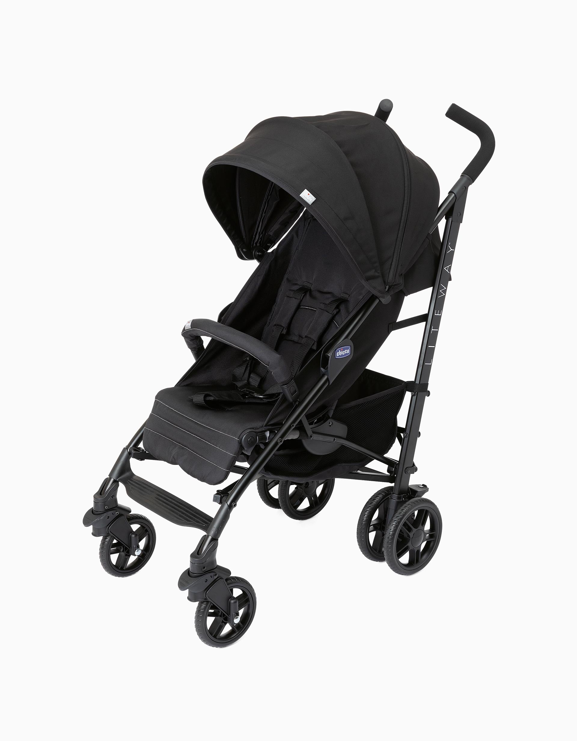 Umbrella Pram Lite Way4 Jet Black Chicco