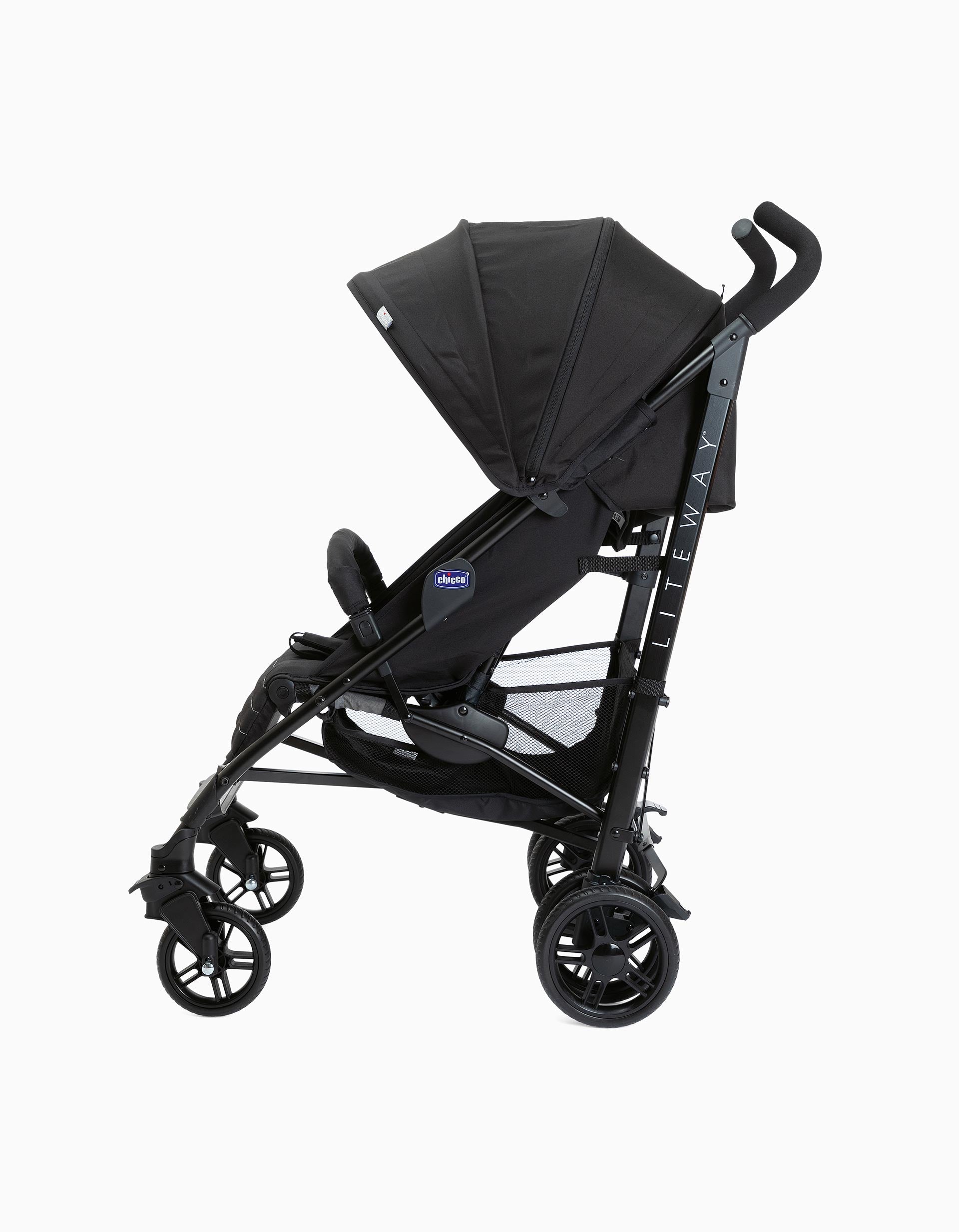 Umbrella Pram Lite Way4 Jet Black Chicco