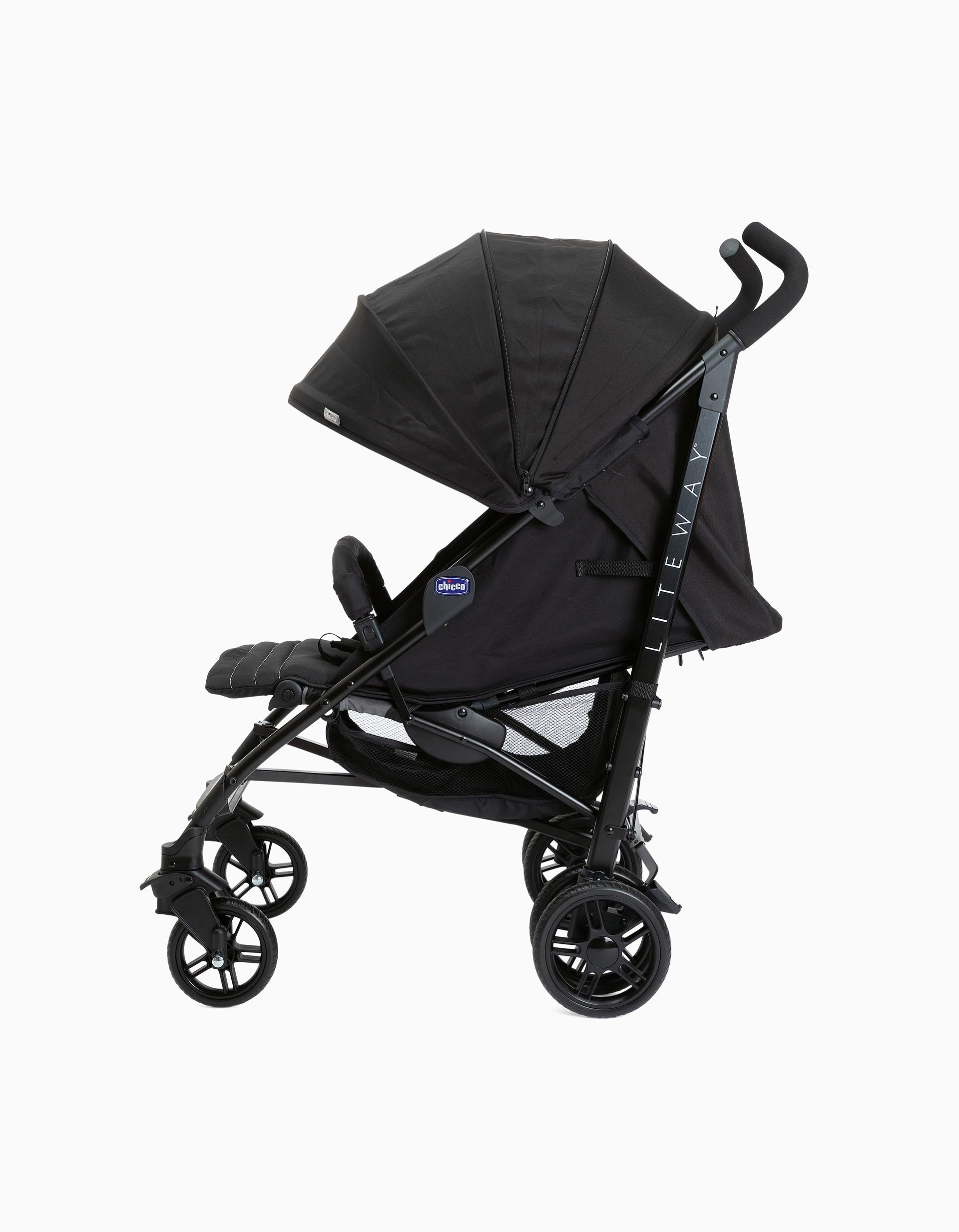 Umbrella Pram Lite Way4 Jet Black Chicco