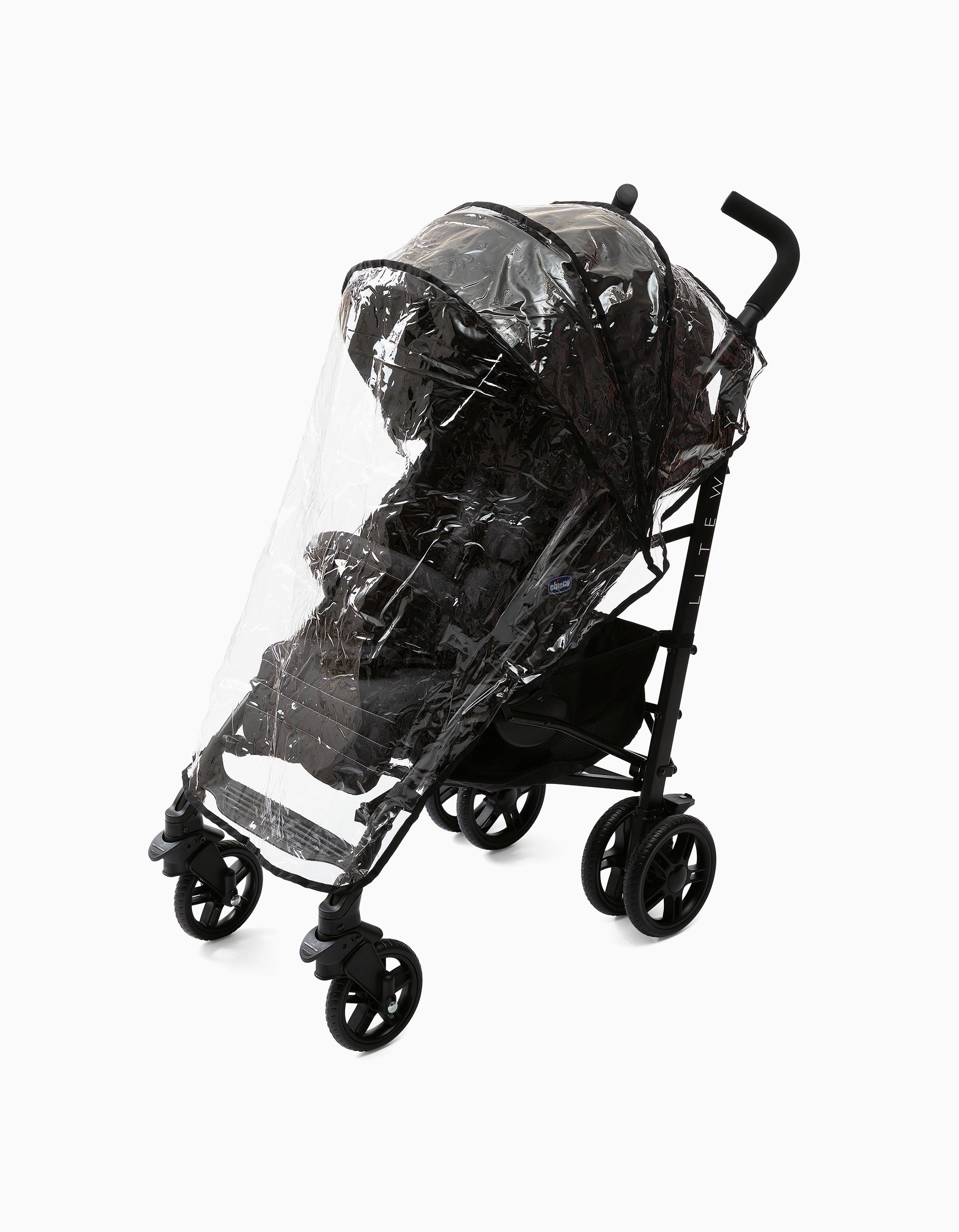 Umbrella Pram Lite Way4 Jet Black Chicco