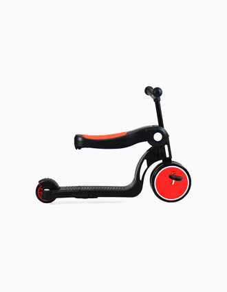Triciclo 5 en 1 Asalvo Red 2A+