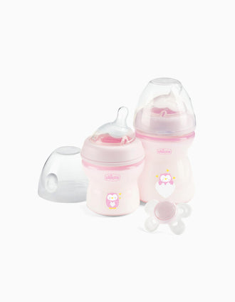 Coffret Cadeau Natural Feeling 0M+ Chicco Pink