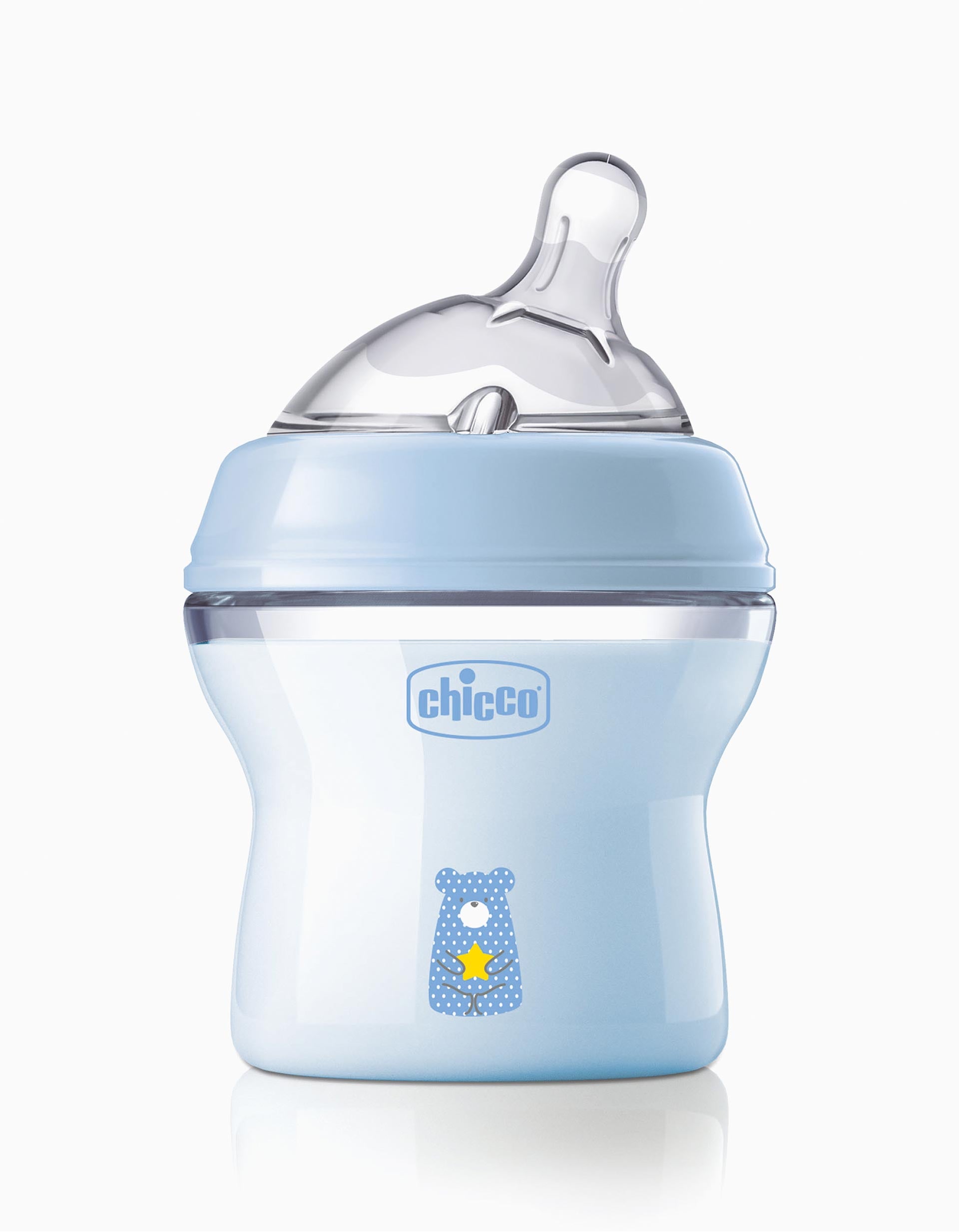 Bottle 250Ml NaturalFeeling Blue 0M+ Chicco