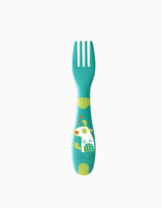 Conjunto de Cuchara y Tenedor Green 12M+ Chicco