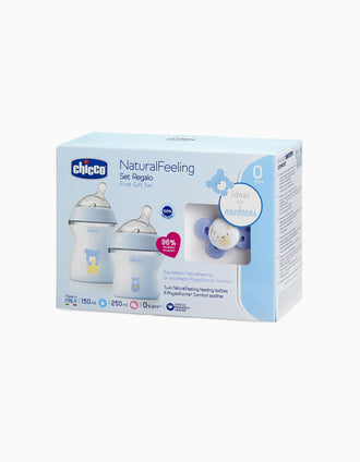 Conjunto Regalo Natural Feeling 0M+ Chicco Blue