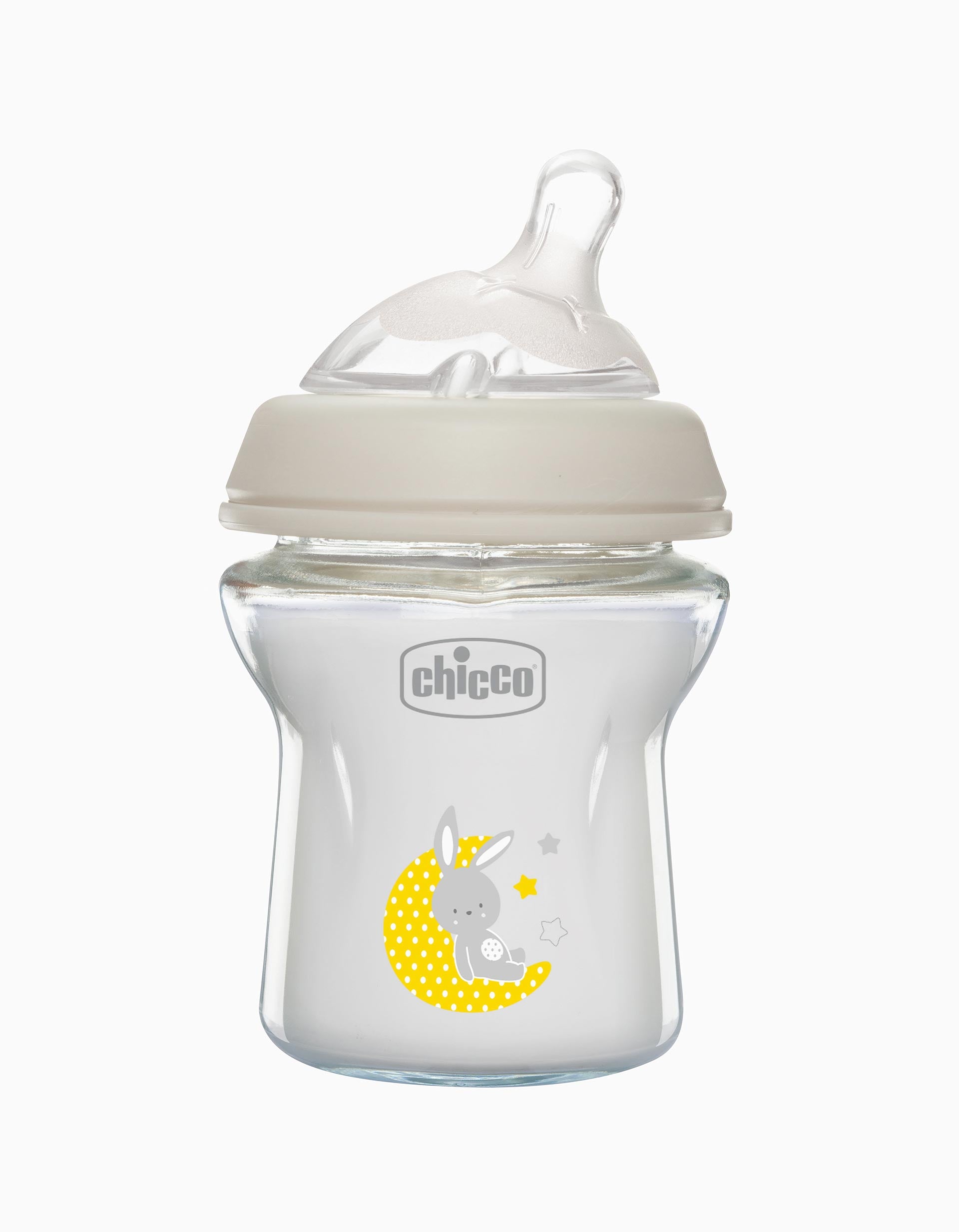 Glass Baby Bottle Natfeel 150Ml 0M+ Chicco