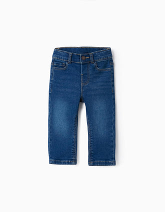 Pantalones de Ganga para Bebé Niño, Azul