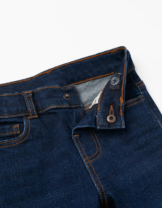 Pantalones de Ganga para Bebé Niño, Azul Oscuro