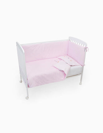 Edredão, Resguardo e Almofada Para Cama 60X120Cm Volare Pink Bimbichic