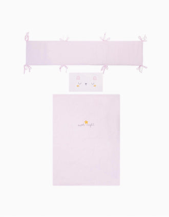 Edredão, Resguardo e Almofada Para Cama 60X120Cm Volare Pink Bimbichic