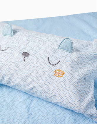 Edredão, Resguardo e Almofada Para Cama 60X120Cm Volare Blue Bimbichic