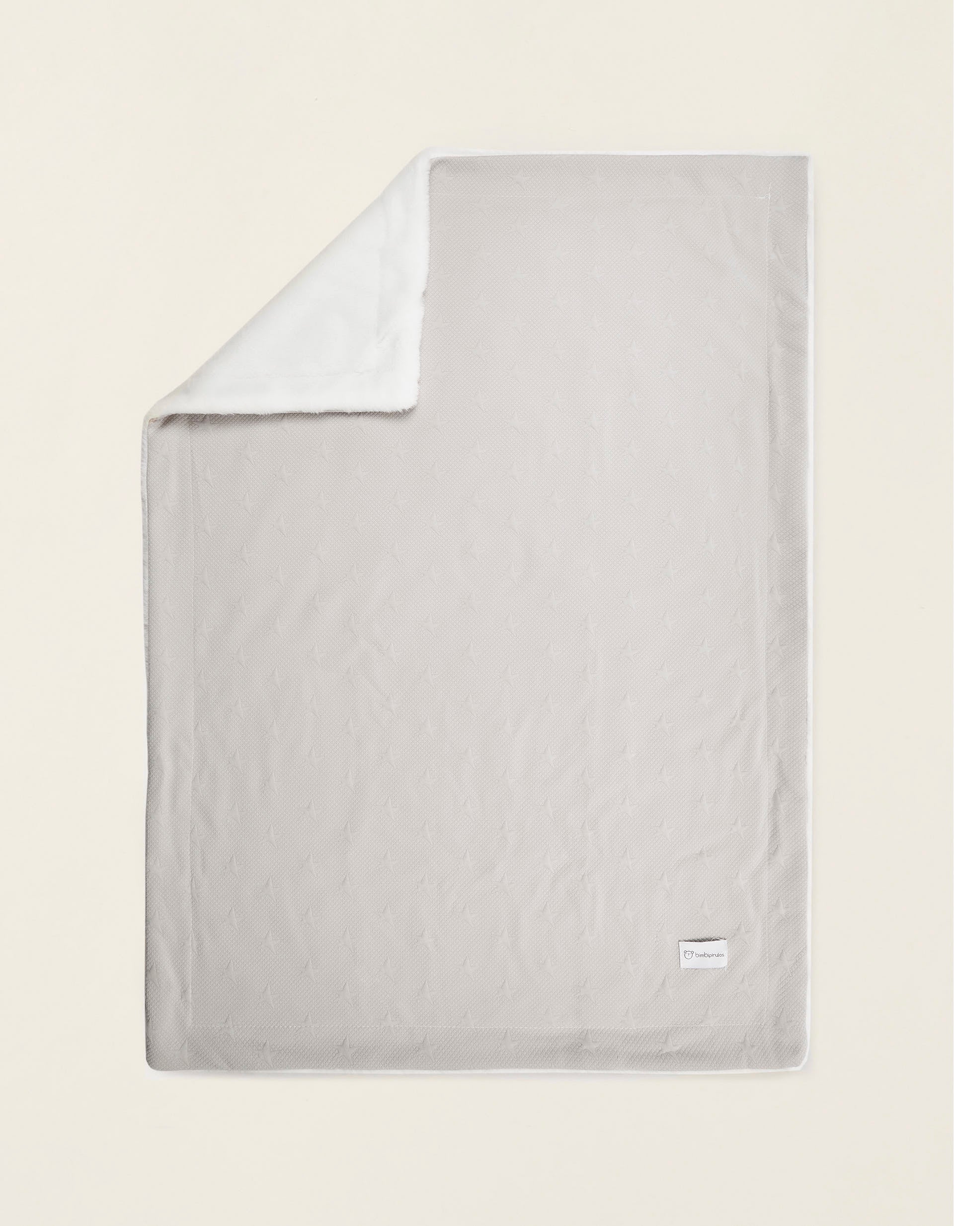 Couverture Double Face Stars Grey Bimbipirulos