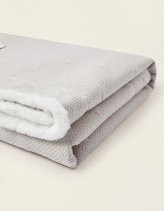 Double-Sided Blanket Face Stars Grey Bimbipirulos