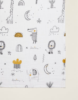 Lange Bambou Jungle 120X120Cm Bimbipirulos