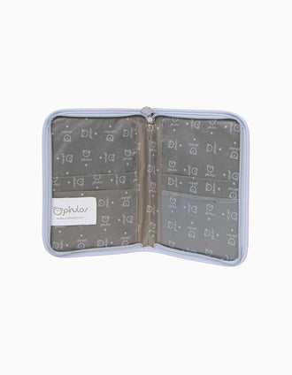 Document Holder Ecopiel Rombos Blue Bimbipirulos