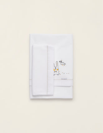 Lençóis Para Cama 60X120cm Funny Beige Bimbichic
