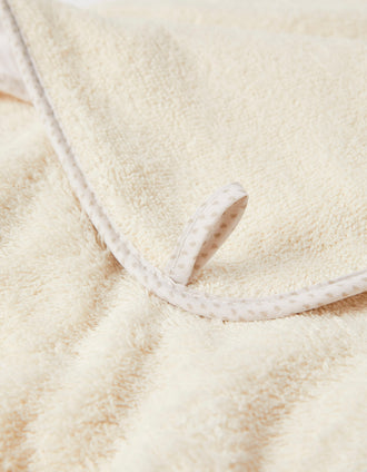 Toalha De Banho Com Capuz 100X100cm Funny Beige Bimbichic