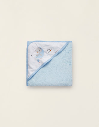 Toalha De Banho Com Capuz 100X100Cm Volare Blue Bimbichic