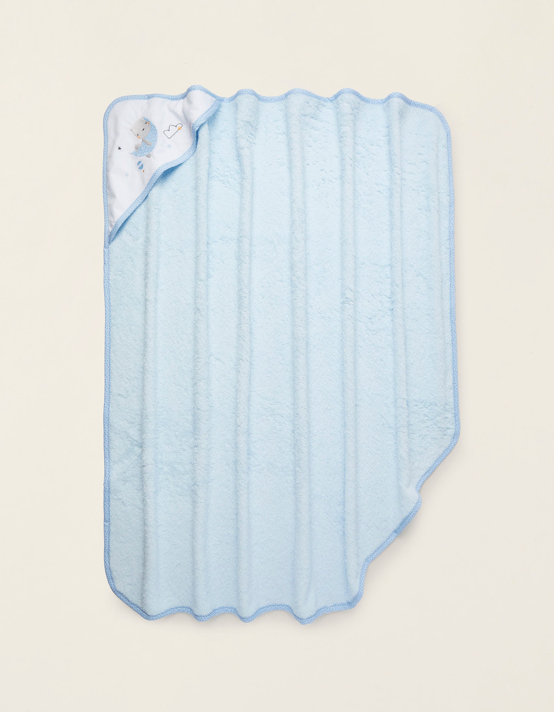 Hooded Bath Towel 100X100Cm Volare Blue Bimbichic