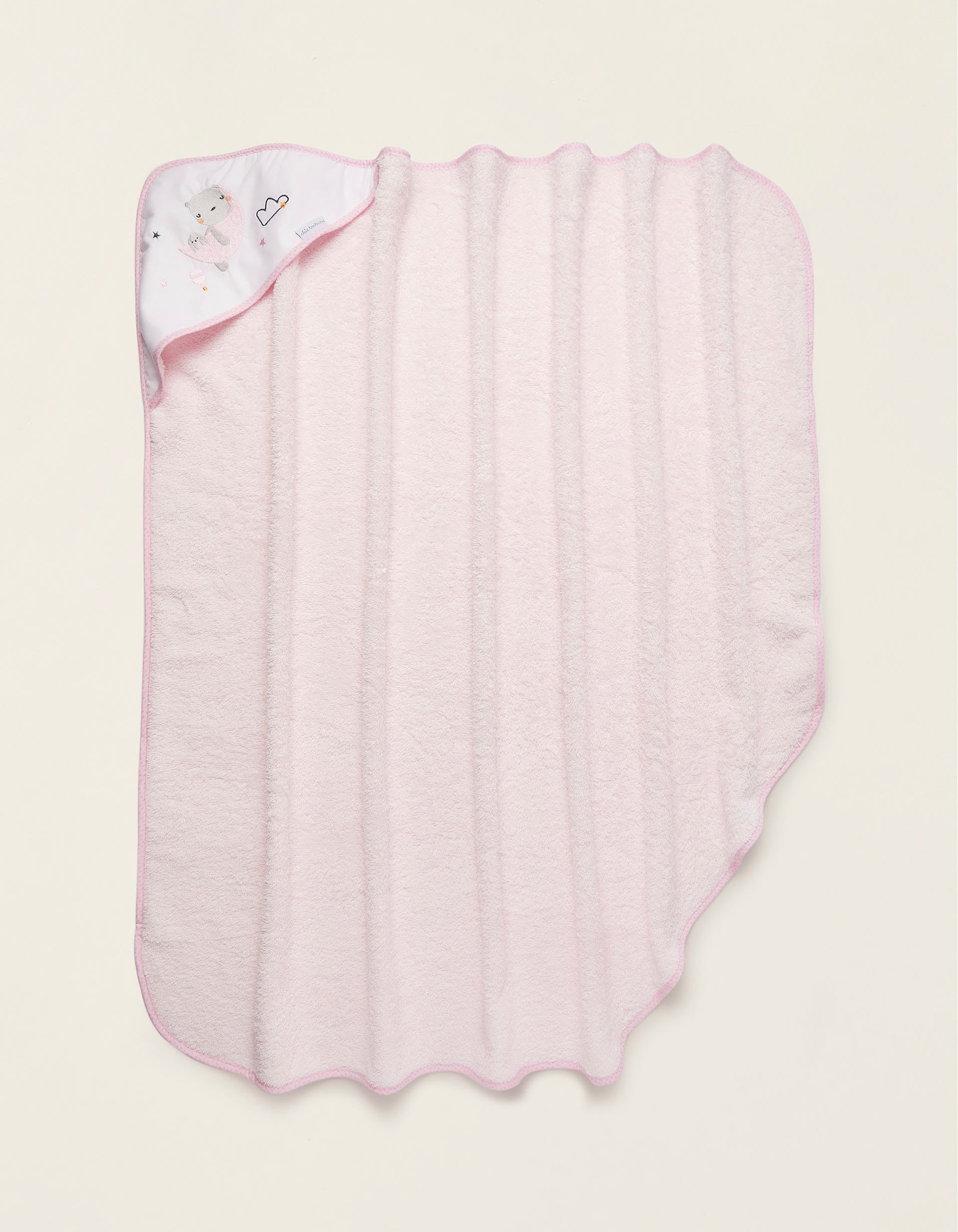 Hooded Bath Towel 100X100Cm Volare Pink Bimbichic