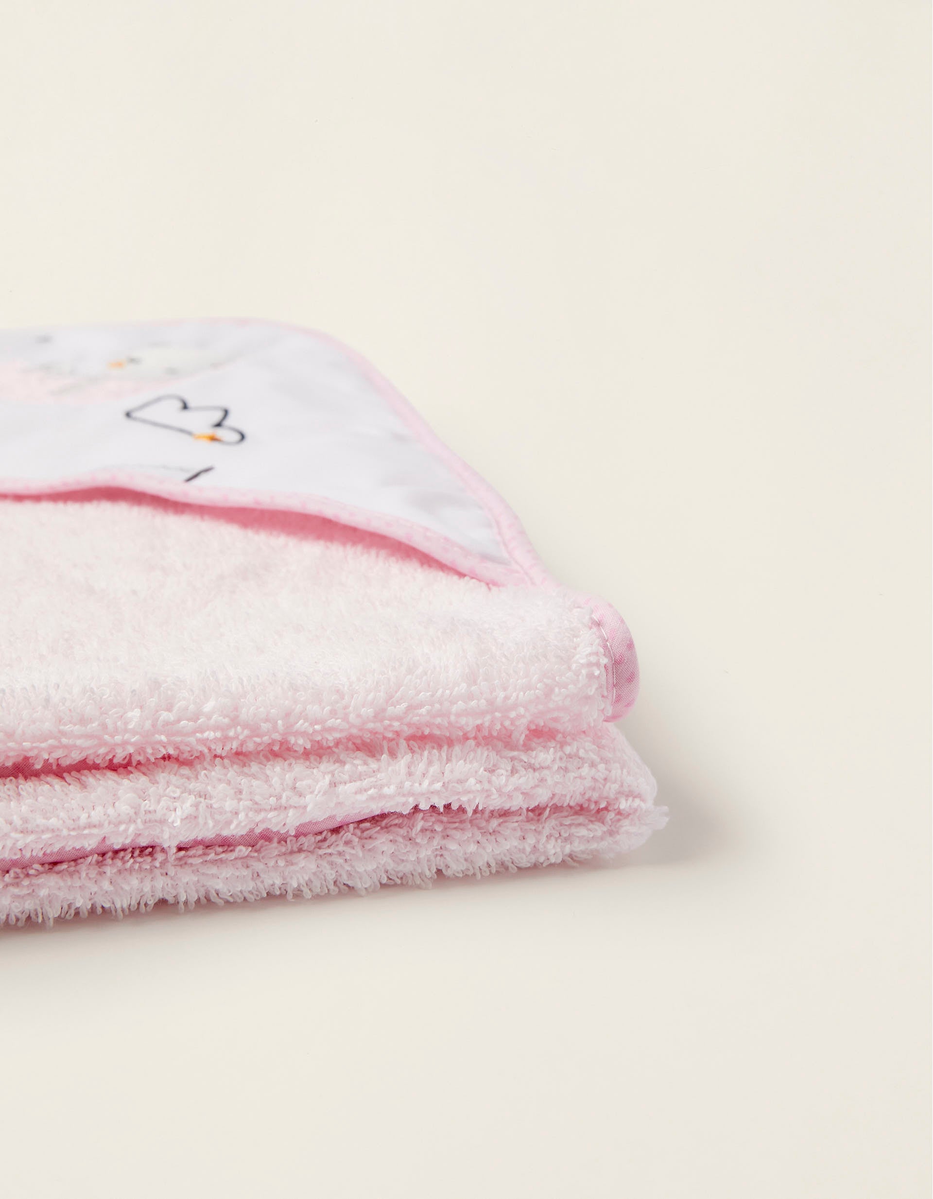 Hooded Bath Towel 100X100Cm Volare Pink Bimbichic