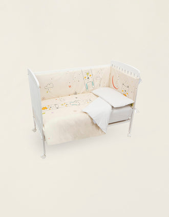 Edredão, Resguardo e Almofada Para Cama 60X120Cm Funny Beige Bimbichic