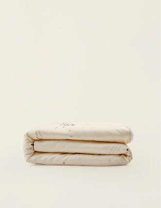 Edredão, Resguardo e Almofada Para Cama 60X120Cm Funny Beige Bimbichic