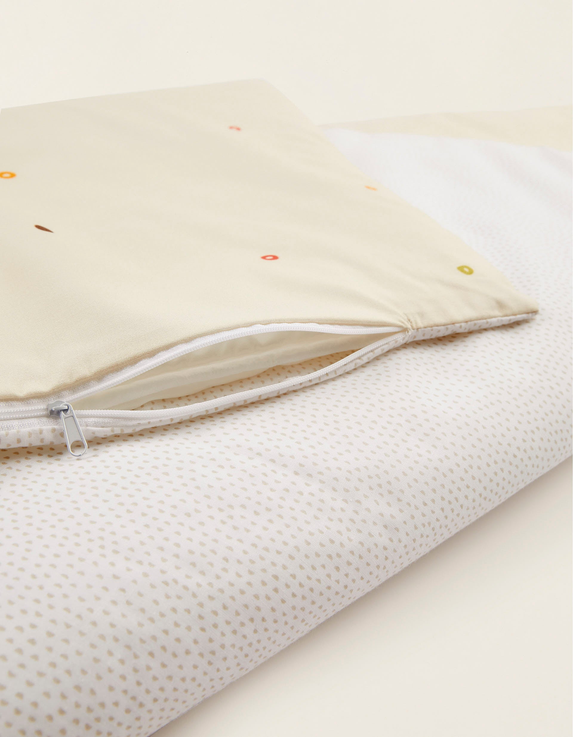 Duvet, Bumper and Pillow Case 60X120Cm Funny Beige Bimbichic