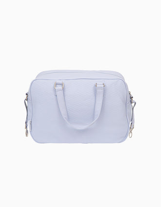 Changing Bag Ecopiel Rombos Blue Bimbipirulos