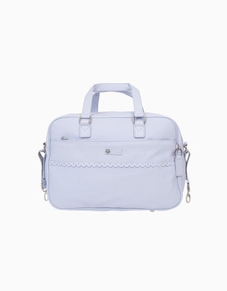 Changing Bag Ecopiel Rombos Blue Bimbipirulos