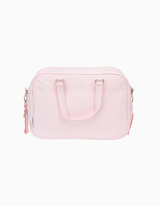 Bolso Cambiador Ecopiel Rombos Pink Bimbipirulos