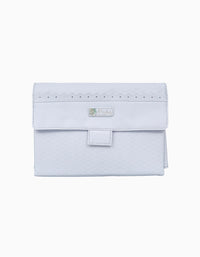 Changing Pad Ecopiel Rombos Blue Bimbipirulos