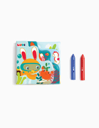 Jouet de Bain Livre de Coloriage Ludi 10M+