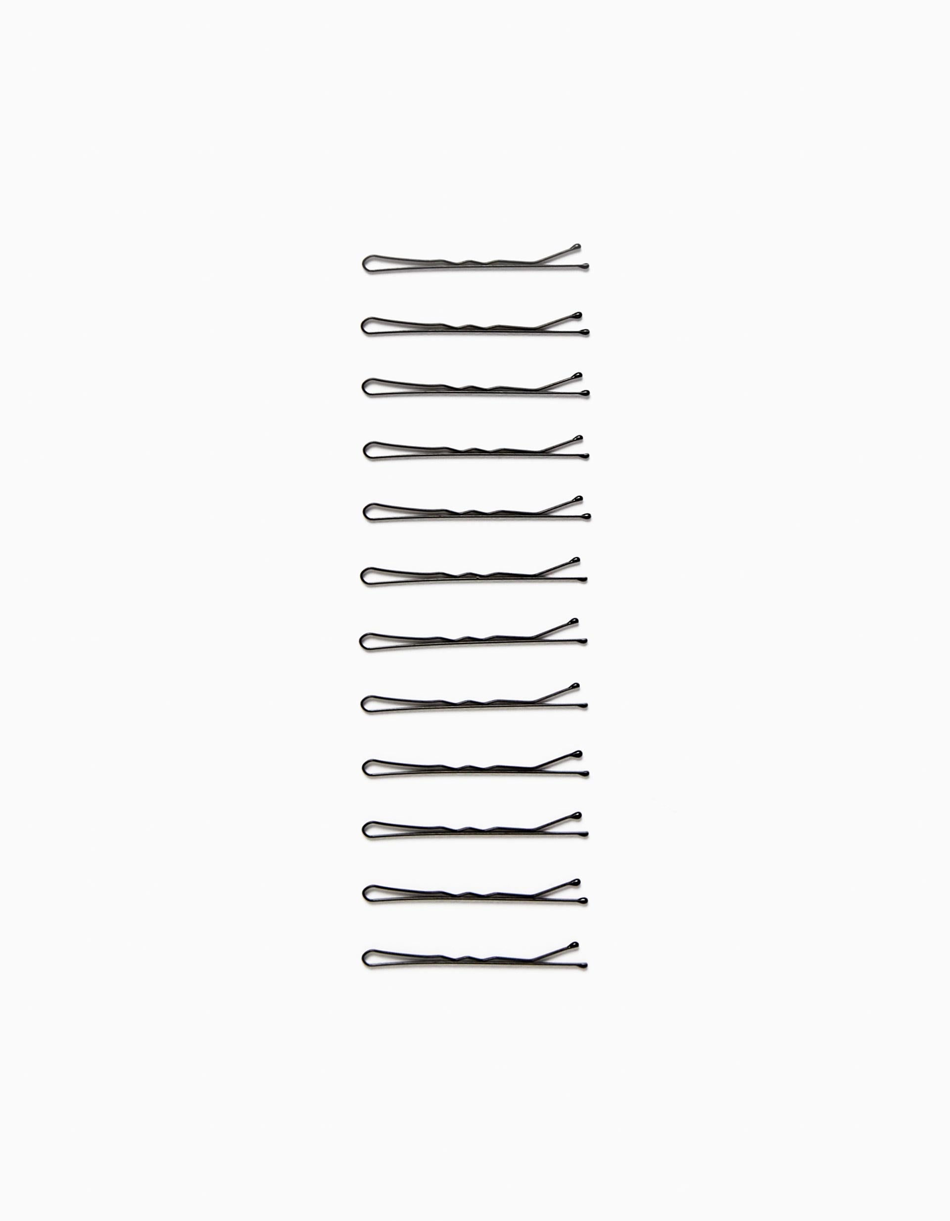 12-Pack Hair Pins for Babies Girls and Adults, Black