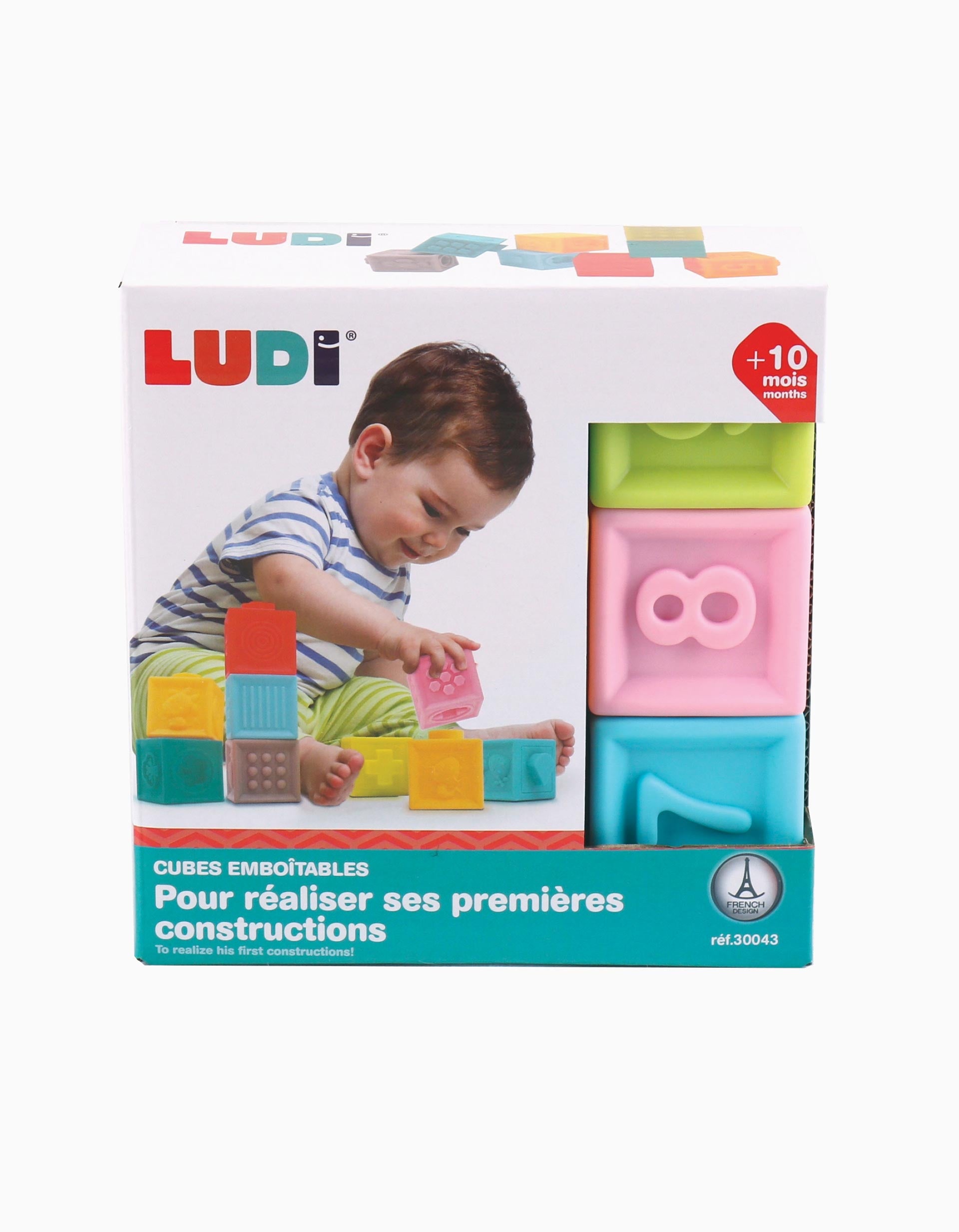 Cubes Connectés Ludi 9Pcs 10M+