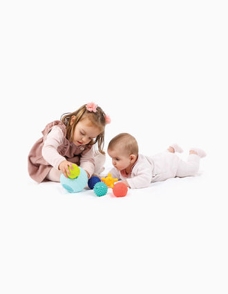 Puzzle Sensorial Multi Bolas Atom Ludi 6M+